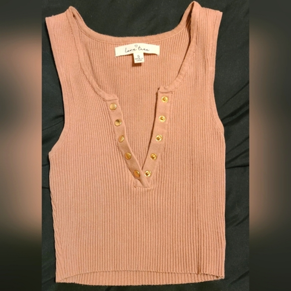 Button up croptop